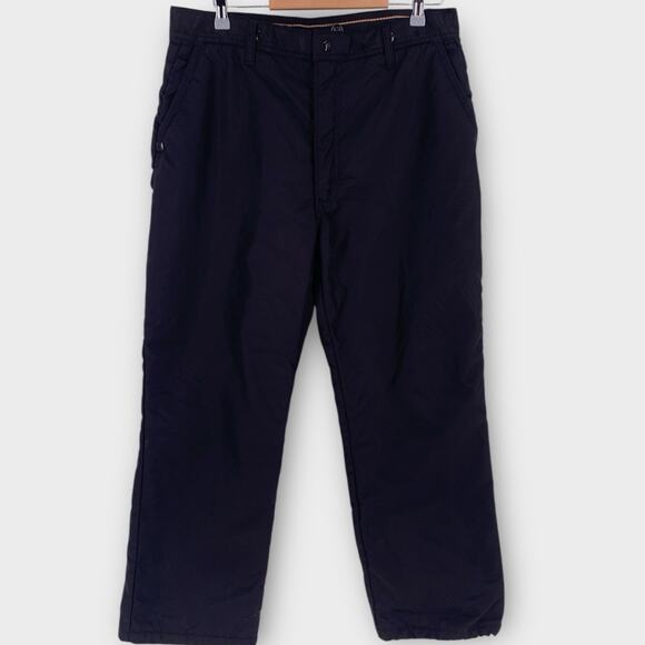 Labonville Insulated Winter Work Pants 34x30 Heavy-Duty Nylon Black USA Made - Picture 1 of 14